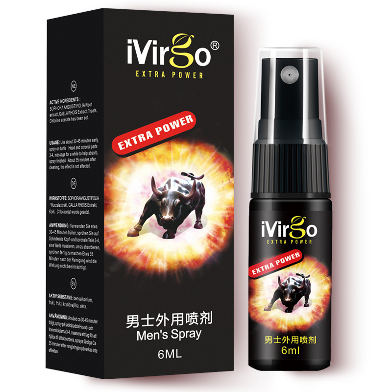 ivirgo牛能量延時噴劑 Mens Spary男性持久噴霧6ML 中藥草本製作 增加持久力 延遲射精時間 夫妻房事情趣性用品